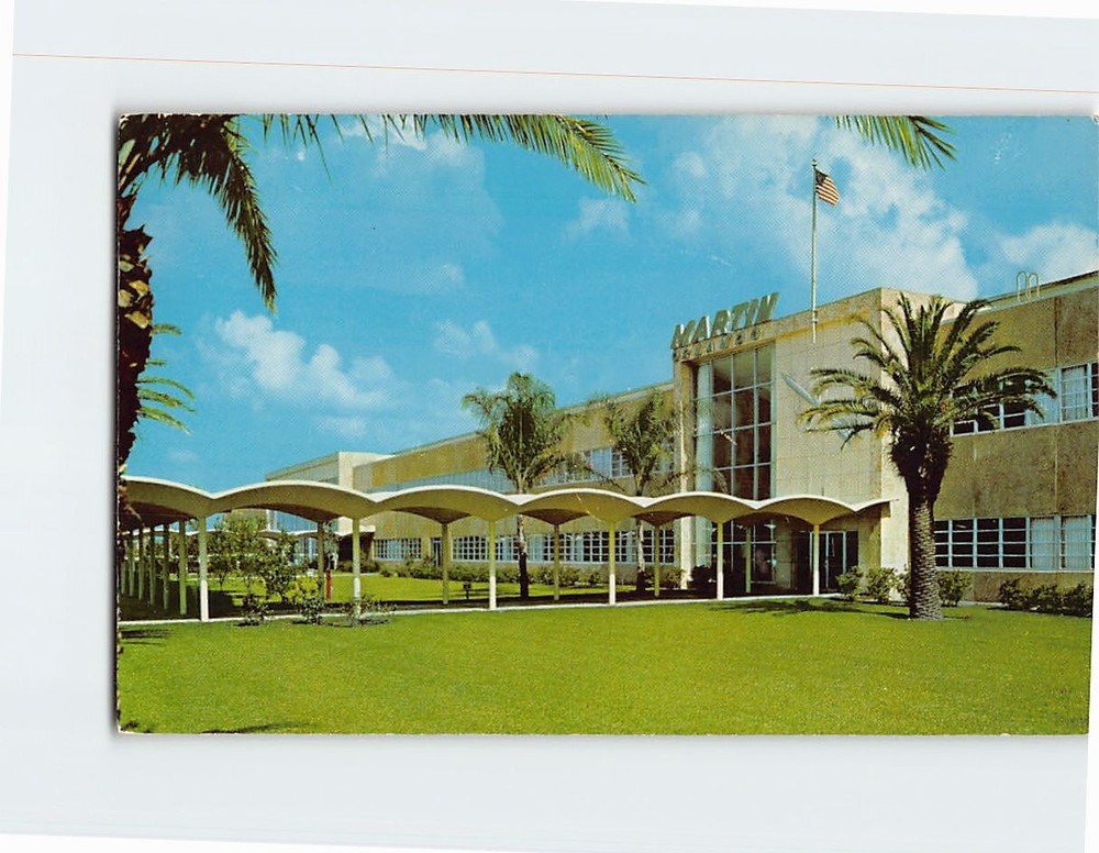 Postcard Guided Missile & Electronic Research Martin-Orlando Florida USA