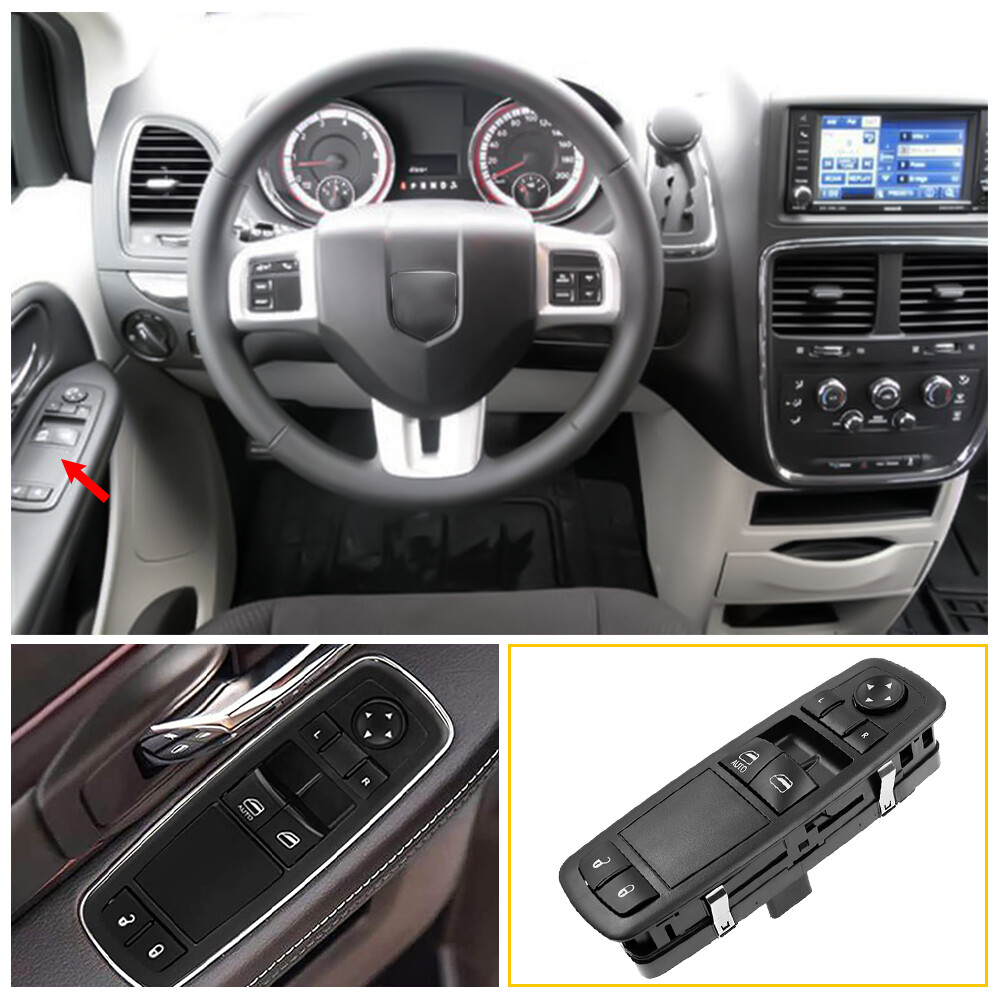 Master Window Switch Power Control Driver Side for 2008-2011 Dodge Grand Caravan