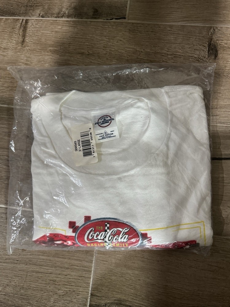 Nascar Racing Family Coca Cola Coke Sponsored AD T-Shirt Men’s XL