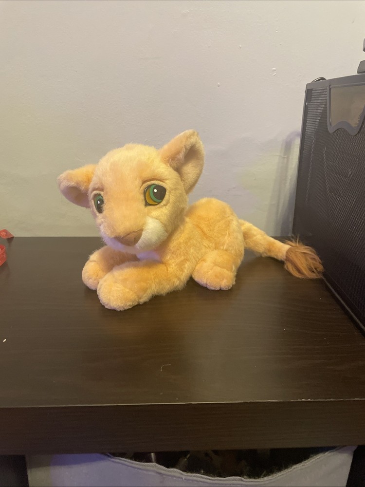 Vintage The Lion King Nala Plush Walt Disney Stuffed Animal Toy Laying Down
