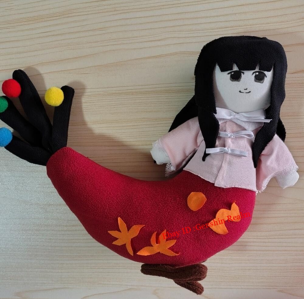 Anime Touhou Project Animal Series Houraisan Kaguya Chicken Plush Doll Toy Gift