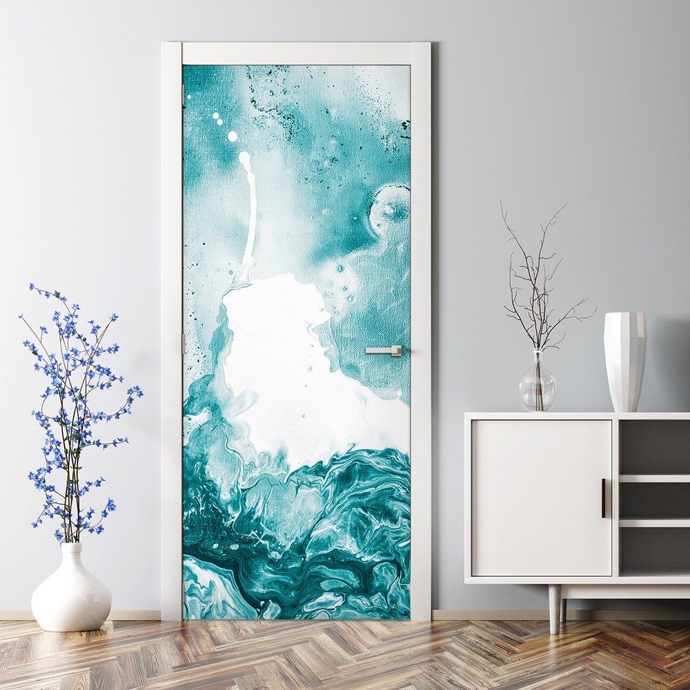 Marble Stain s Bubble Free Door sticker Decal Home Decor Decal self-adhesive