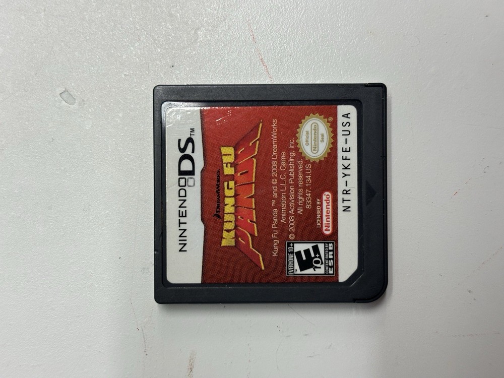Kung Fu Panda (Nintendo DS, 2008) Cartridge TESTED, WORKING AUTHENTIC!