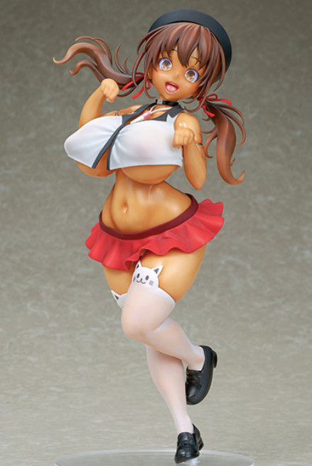Q-six official Lucky Dosukebe! Abeno Minato tan Ver 1/7 Figure 25cm japan anime