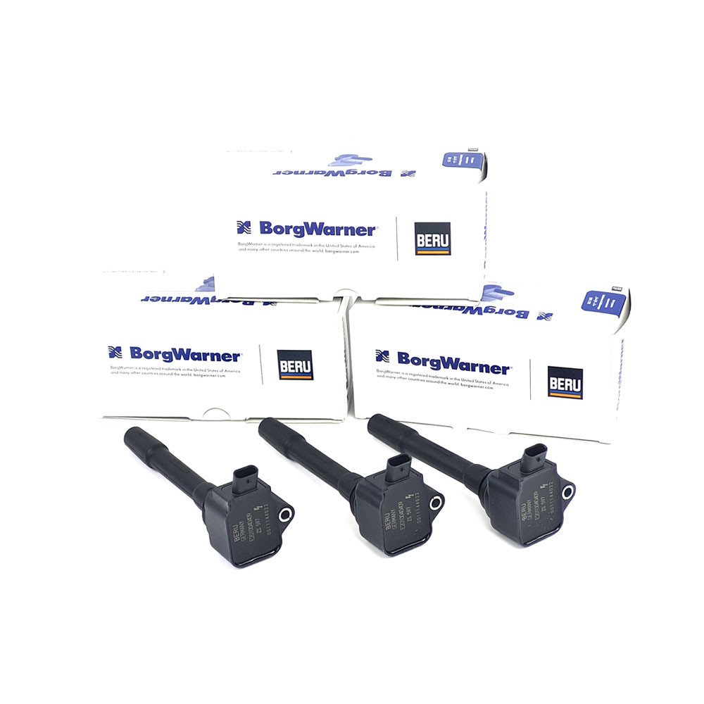 3x Beru Ignition Coil ZS597 for Fiat 500X Tipo Jeep Compass Renegade Alfa Romeo
