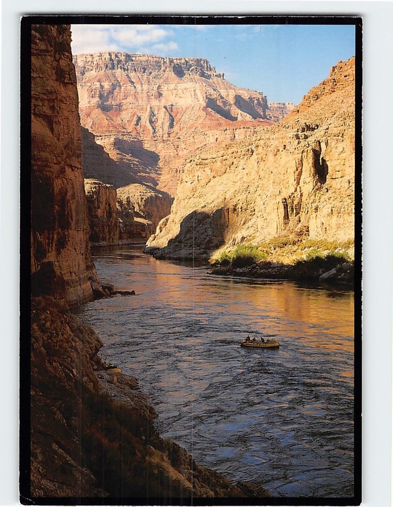 Postcard Rafting Trip Colorado River Grand Canyon National Park Arizona USA