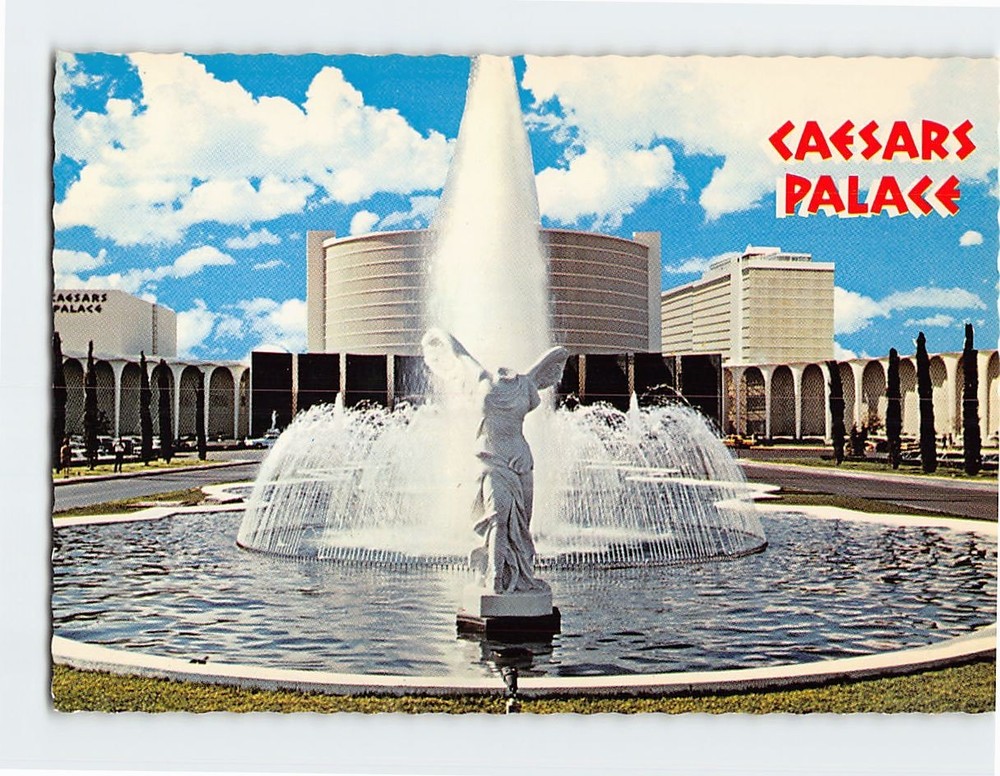 Postcard Caesars Palace Las Vegas Nevada USA