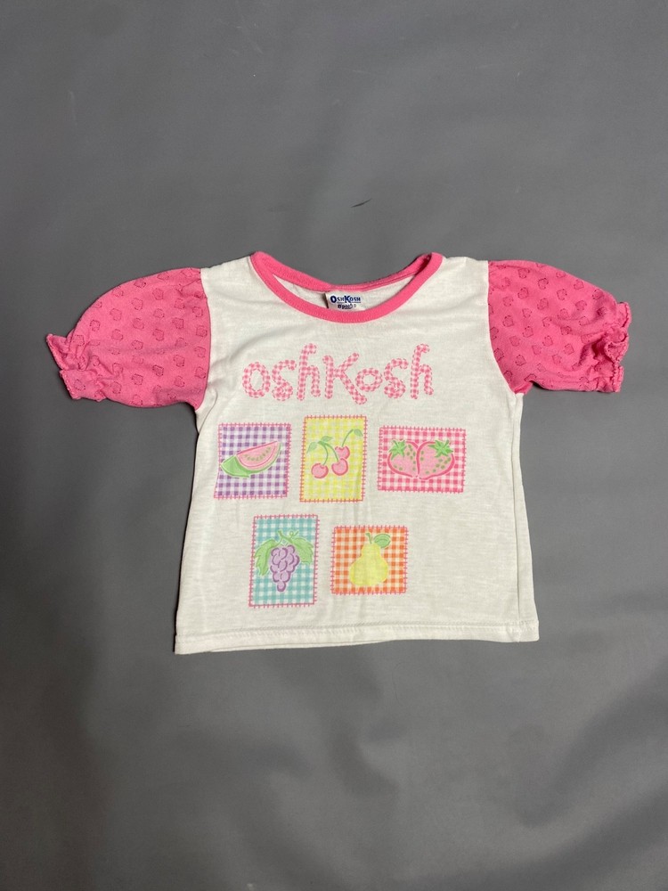 VINTAGE 80s-90s OshKosh B’gosh Little Girls Tee Size 4T