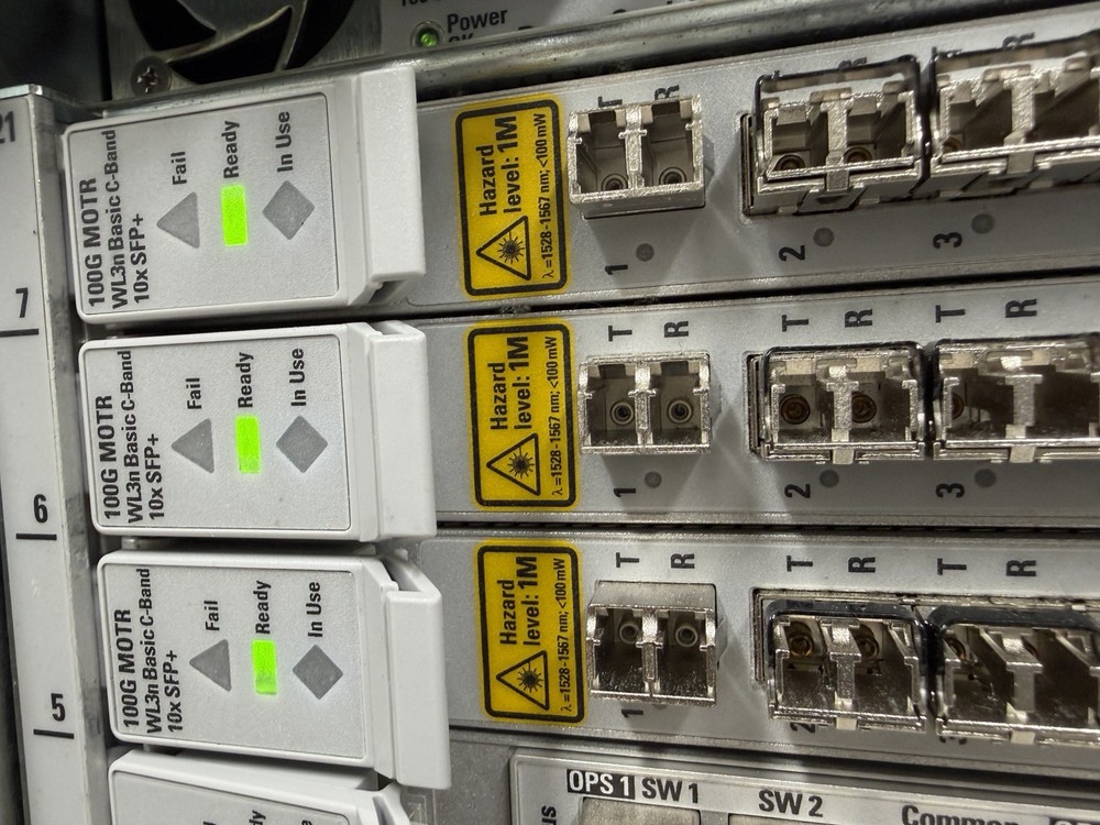 Ciena Ntk538Bm 100G Motr Wl3N Basic C-Band 10X Sfp+ Circuit Pack