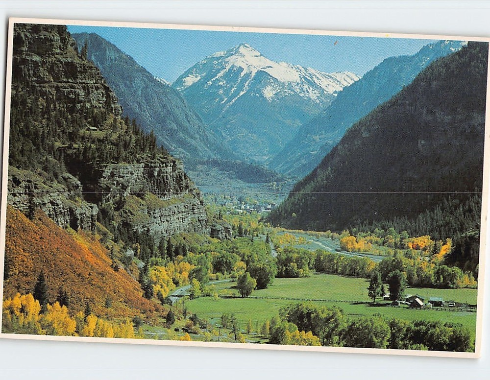 Postcard San Juan Mountains Ouray Colorado USA
