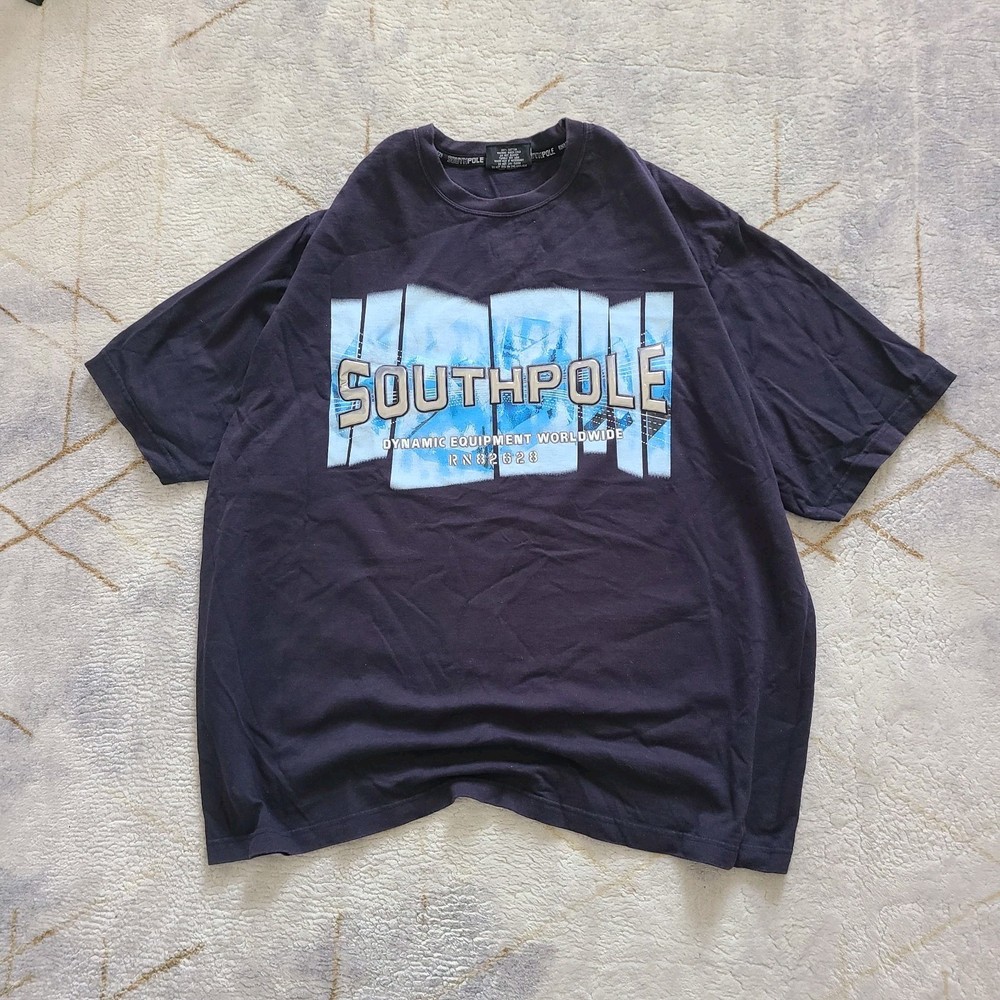 Vintage Y2K Southpole Graphic T-Shirt XL Oversized Baggy Streetwear 2000s