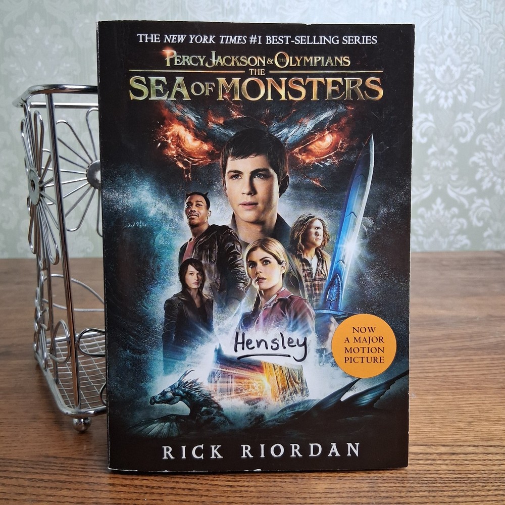 Sea of Monsters Riordan Percy Jackson Olympians 2 NYT #1 Best Selling Series PB