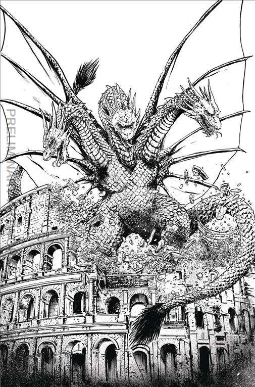 Godzilla Sons of Giants 5C VF NM IDW RI 1 10 Variant Comic  