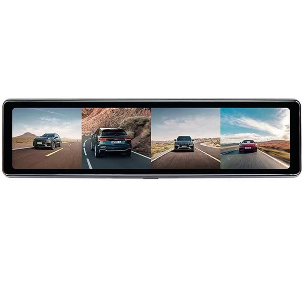 Car DVR Rear View Mirror Dash Cam with Night Vision Loop Recording