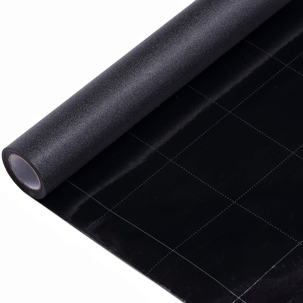 VELIMAX Static Cling Total Blackout Window Film 17.7 x 78.7 inches, Black