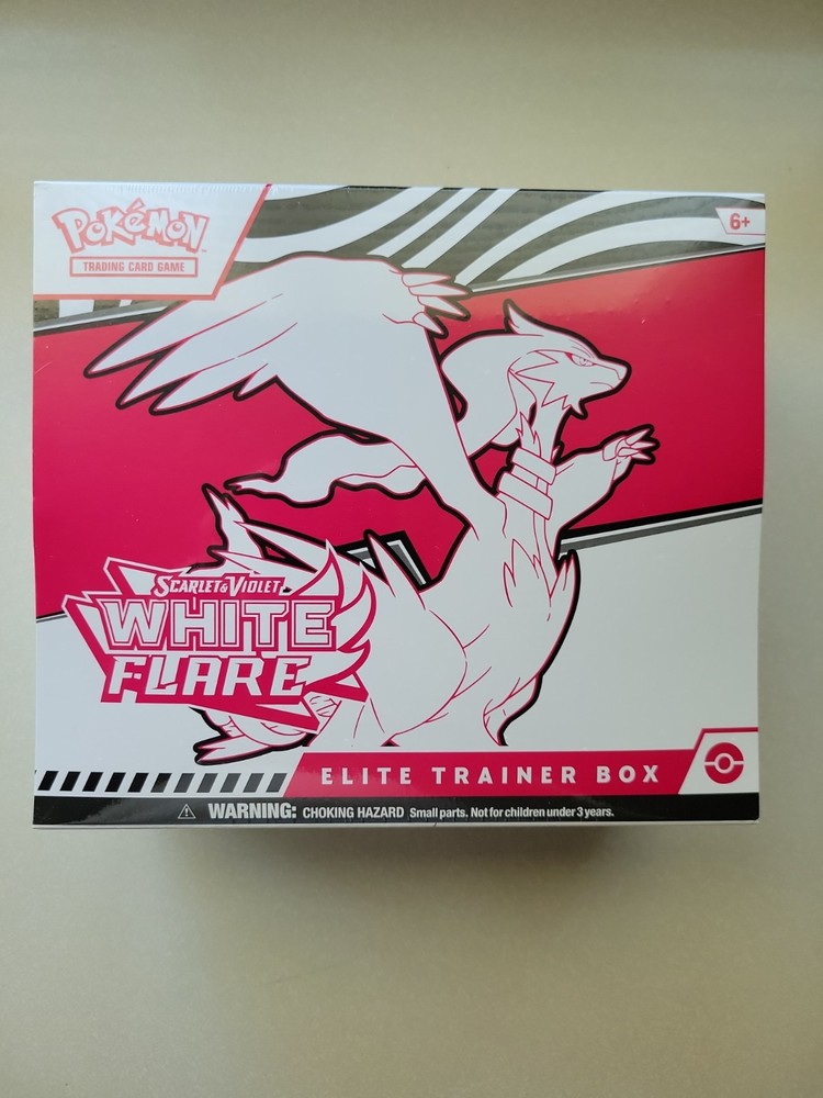 Pokemon TCG Scarlet Violet White Flare ETB Elite Trainer Box NEW SEALED