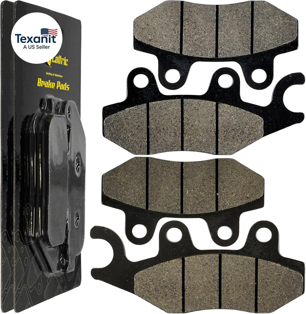 Front Rear Brake Pads Compatible with Kawasaki 650 Kl650 Klr650 Klr-650 2008-201