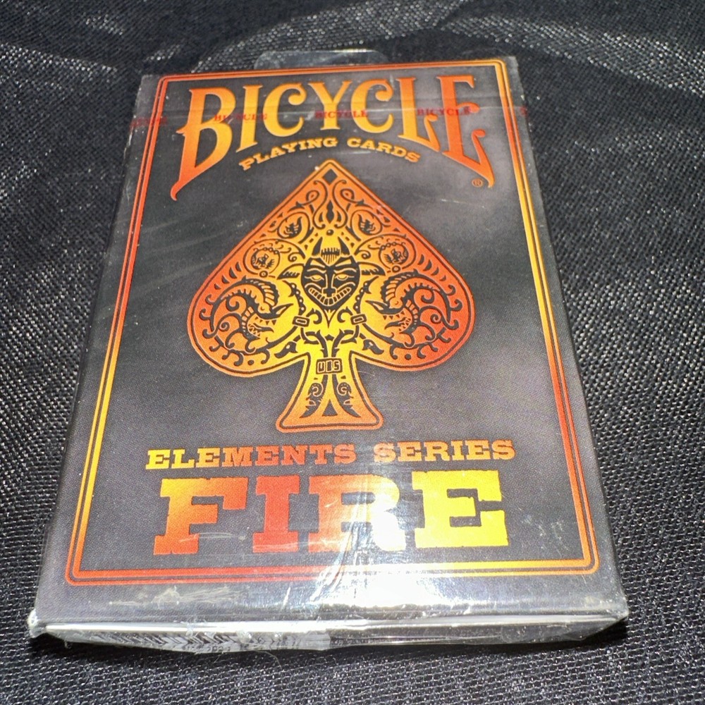 Elements Series Fire Bicycle Playing Cards New USPCC Sealed Pack