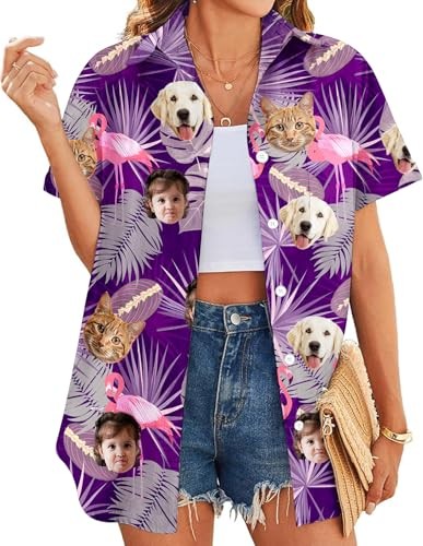 Hawaiian Tropical Aloha Shirt Personalized Beach Summer Vacation Gift