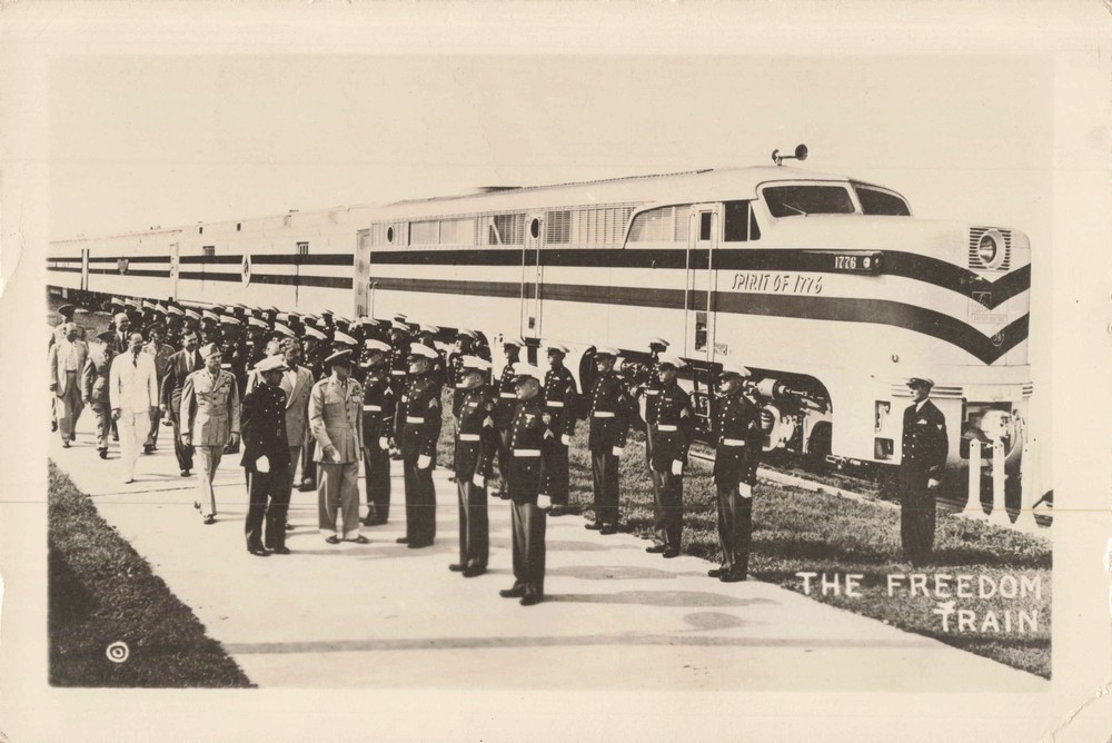 RPPC 1947 to 1949 1st FREEDOM TRAIN Taught Americans HISTORY CIVICS & CULTURE!!!