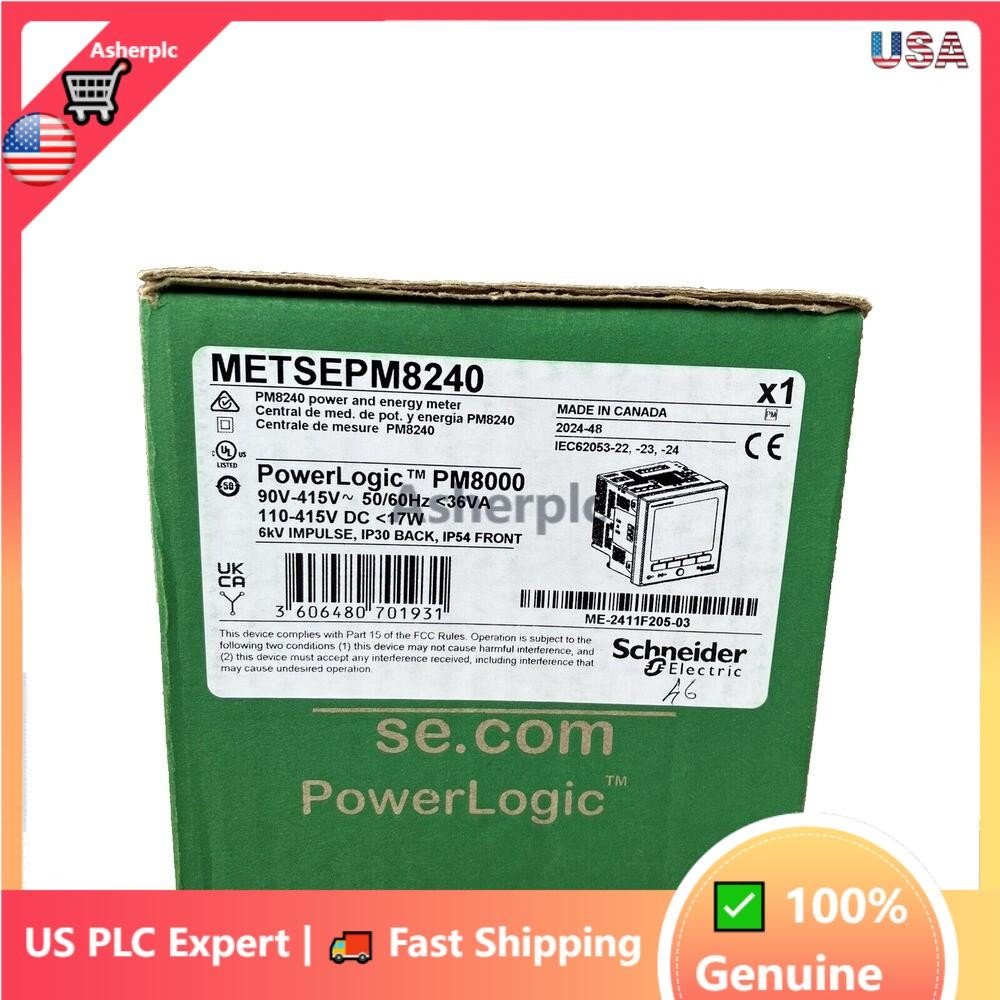 1PC Schneider Electric METSEPM8240 Power Logic PM8240 Power Meter