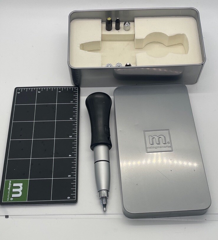 Making Memories Instant Setter Tool Hole Punch Sets Eyelets Emboss In Box