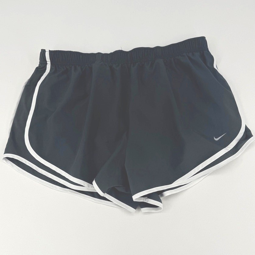 NEW Nike Dri FIT Tempo Running Shorts Light Gray 1X Plus Size