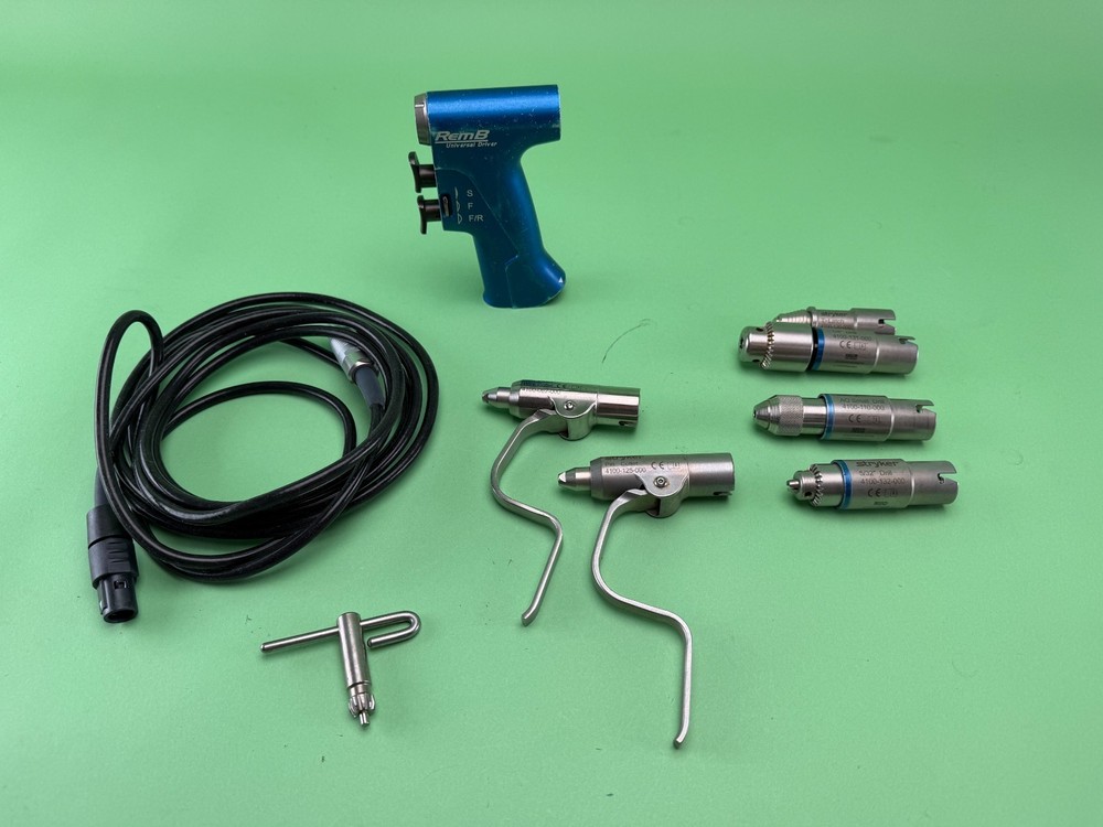 Stryker REMB Universal Driver set w/ collets, drills, cable MRG9332