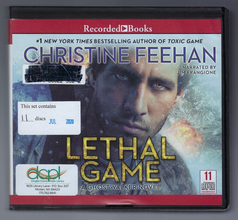 LETHAL GAME by CHRISTINE FEEHAN ~ GHOSTWALKER #16 ~ 2020 ~ 11 CDs ~ UNABRIDGED