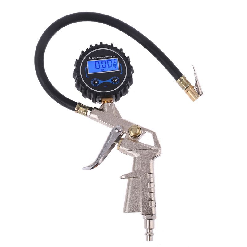 Accurate Electronic Tire Pressure Gauge Inflating Repair Tool Portable Digital-image