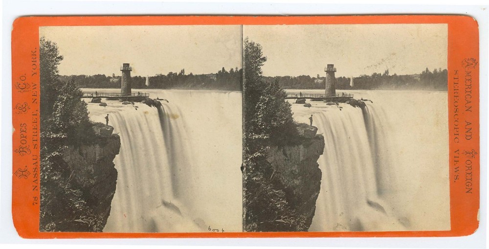 G1514~ NIAGARA FALLS – Terrapin Tower Stereoview – by H. Ropes, NY
