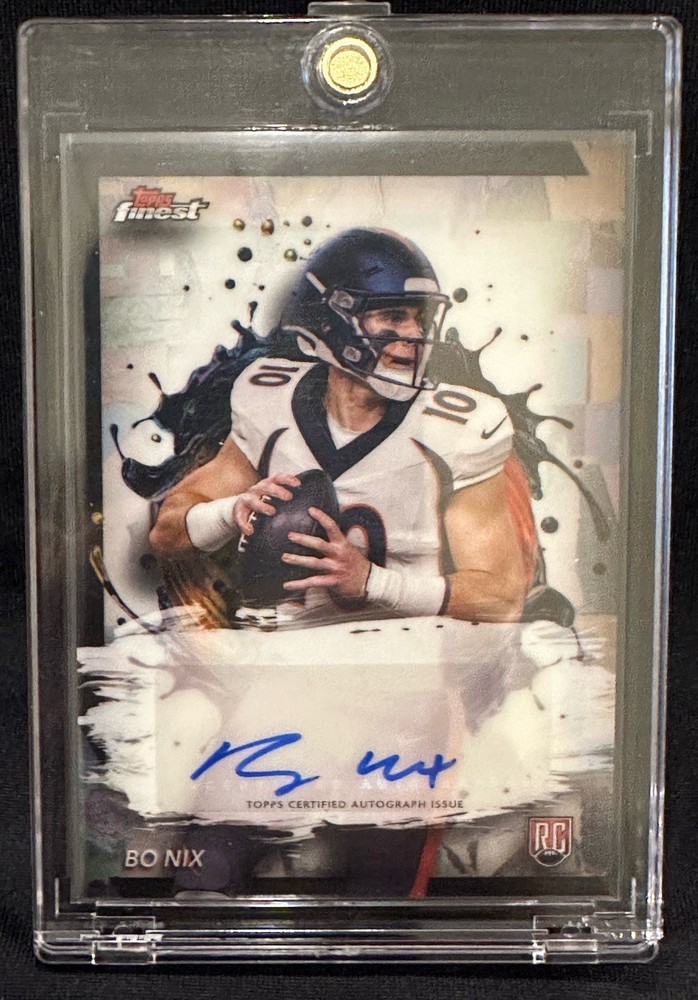 2024 Topps Finest - Rookie Finest RFA-BN Bo Nix RC Auto
