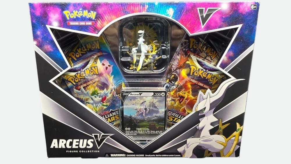 Pokémon TCG Arceus V Figure Collection Box w/Promo Card and Cosmic Eclipse Pack