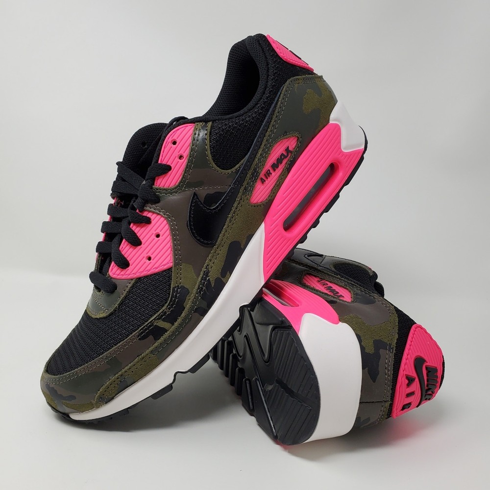 Nike Air Max 90 Premium Camo Sequoia Hyper Pink Men's Size 11 IF1721-300