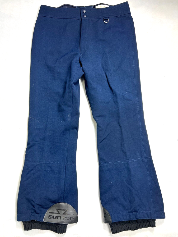 Vintage Blue Sunice Ski Pants Women's 34X30 Winter Snow Sport Pants