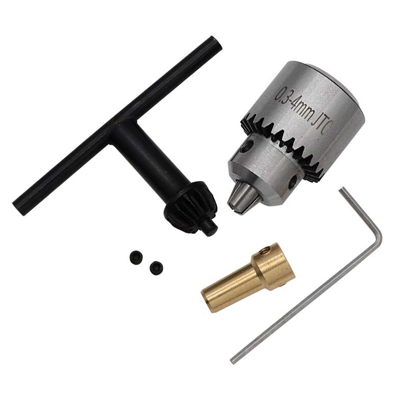 Micro Motor Drill Chuck Clamping Range 0.3-4mm Taper Mounted Mini 3.178mm