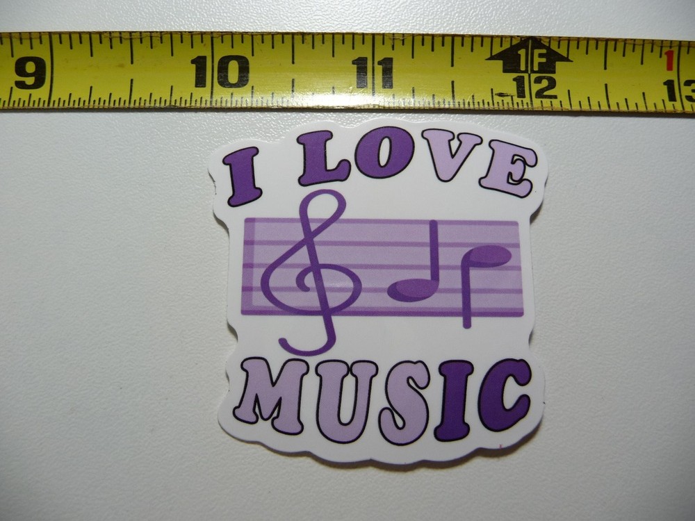Music Lover Musical Notes Decal Sticker for Band Fans
