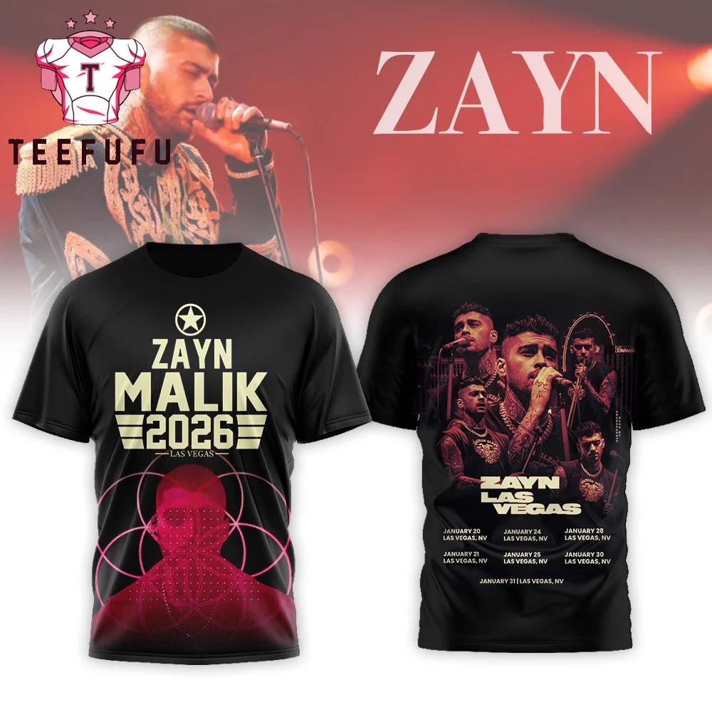 Zayn Malik 2026 3D Shirt