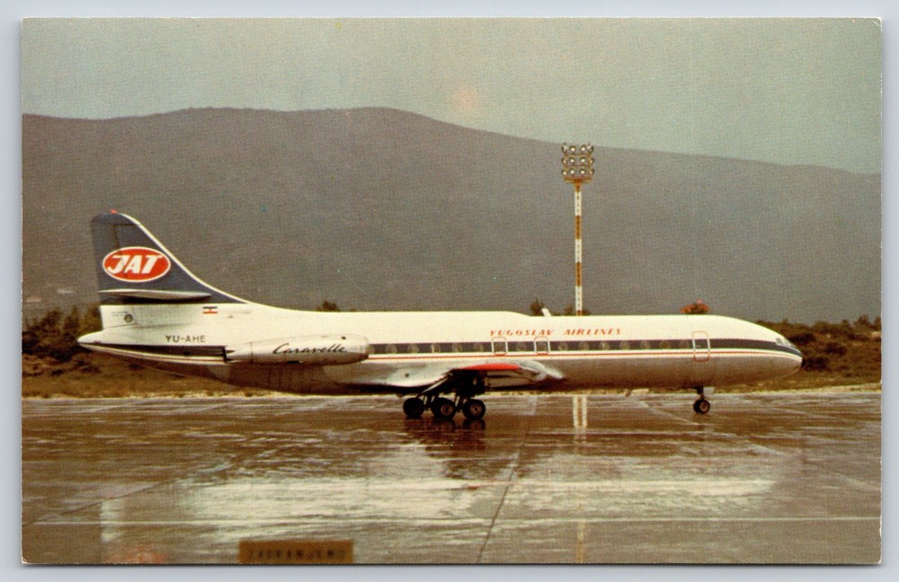 Aircraft~Yugoslavia~Jat-Yugoslav Airlines~Sud Aviation Caravelle 6N~1950s PC