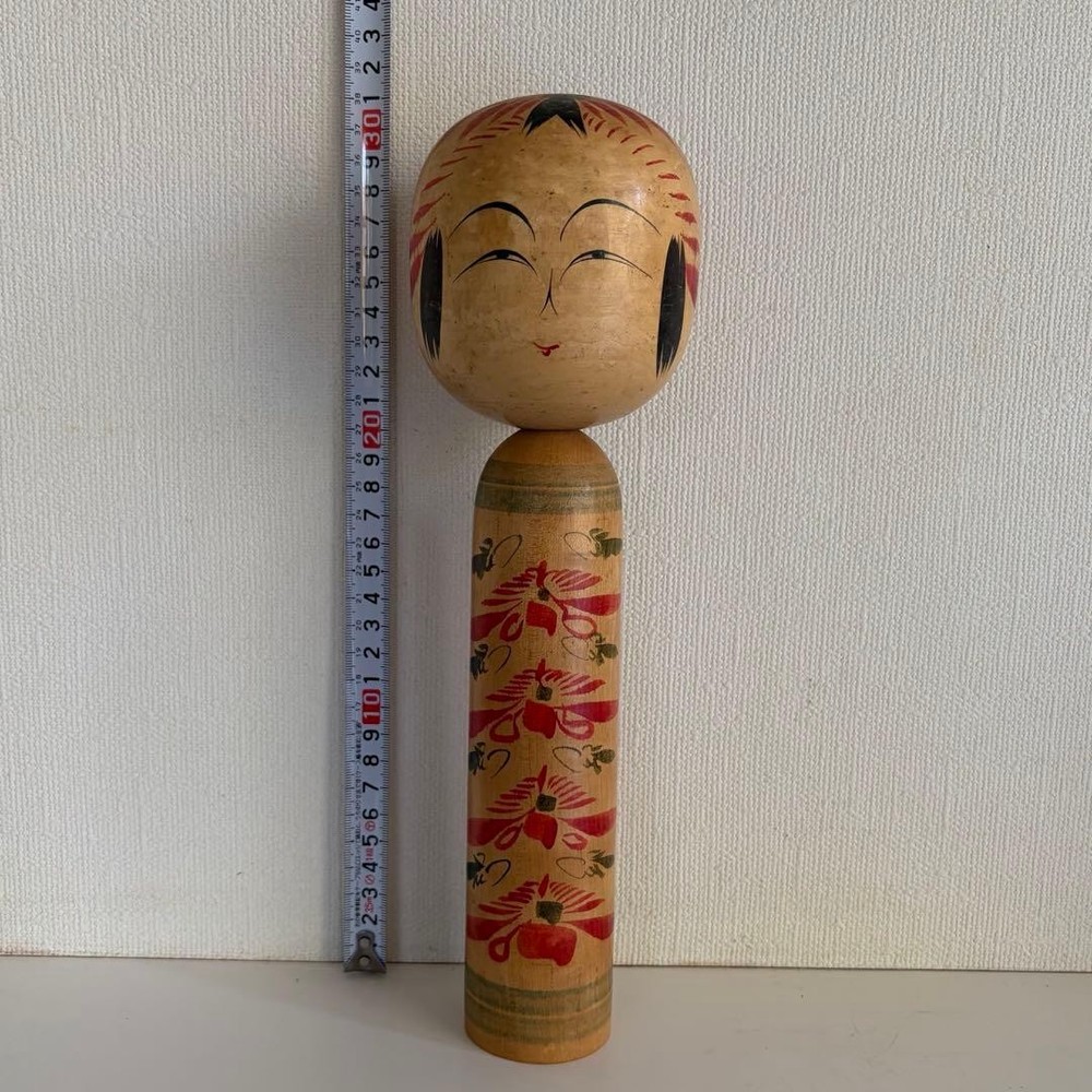 Masahiro Sato Traditional Kokeshi Doll Togatta Series Japanese Wood Art New