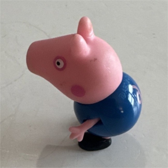 Peppa Pig George Pretend Play Figure Toy Pink Blue Character Ages 3-7 Years 3-5