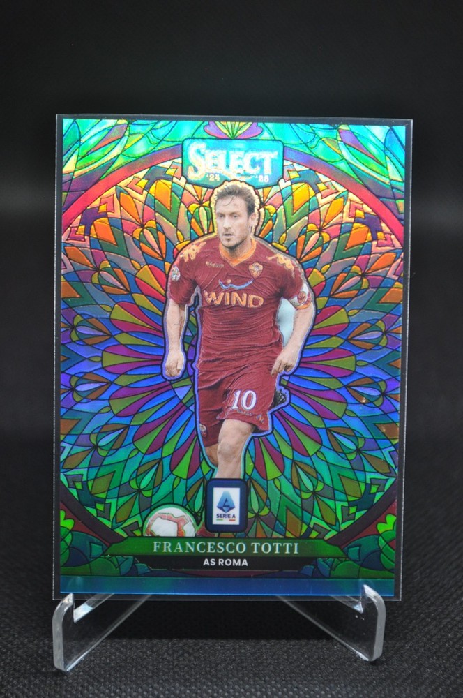 Francesco Totti 2024-25 Panini Select Serie A #20 Stained Glass Case Hit SSP!