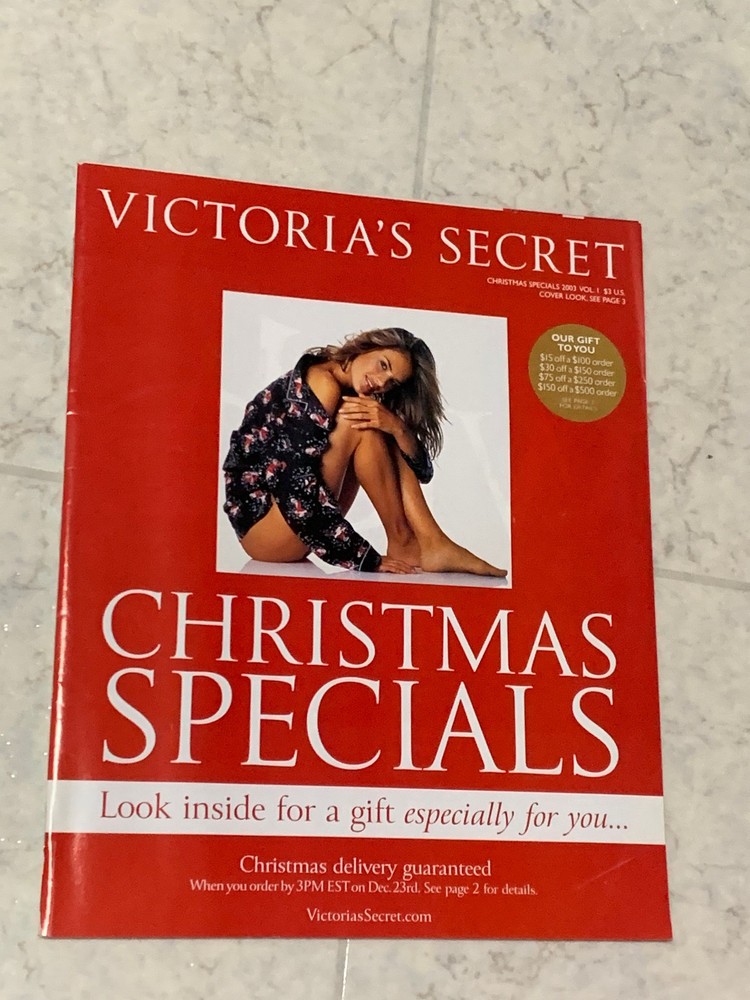 Victoria's Secret Christmas Specials 2003 Vol 1 catalog - Alessandra Ambrosio