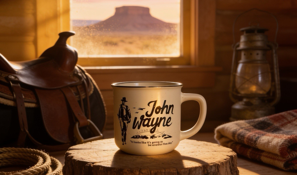 8oz Ceramic John Wayne 
