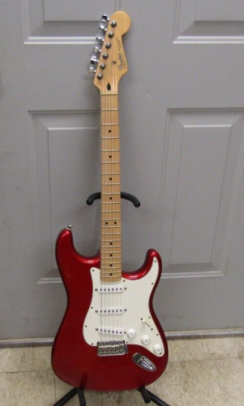 Fender Stratocaster UPGRADE (2007) Chrome Red NICE!! Electric Guitar
