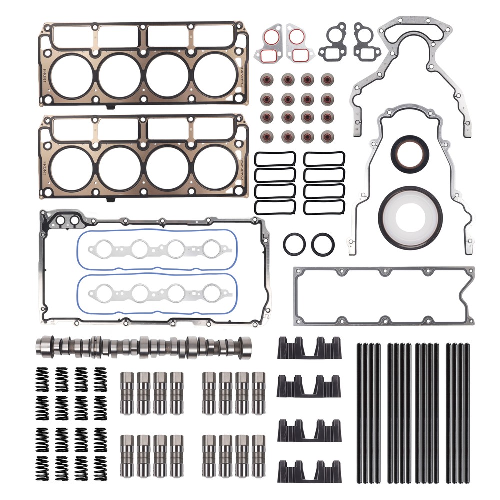 For LS Truck Cam Kit Stage 2 Cam head gasket Pushrods Lifters 4.8 5.3 6.0 6.2L