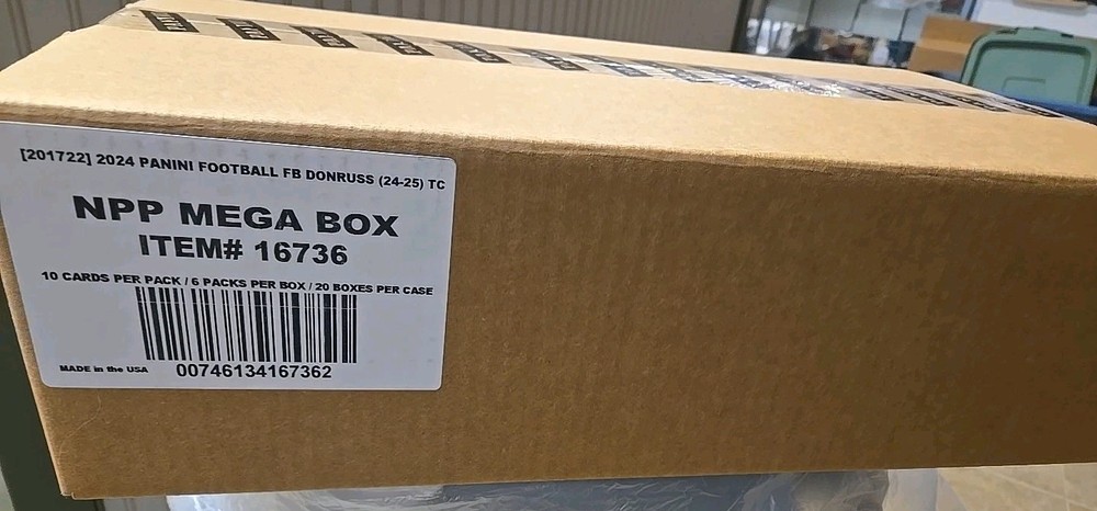 2024 DONRUSS FOOTBALL MEGA BOX CASE (20 BOXES) FACTORY SEALED NFL 20 Auto OR Mem