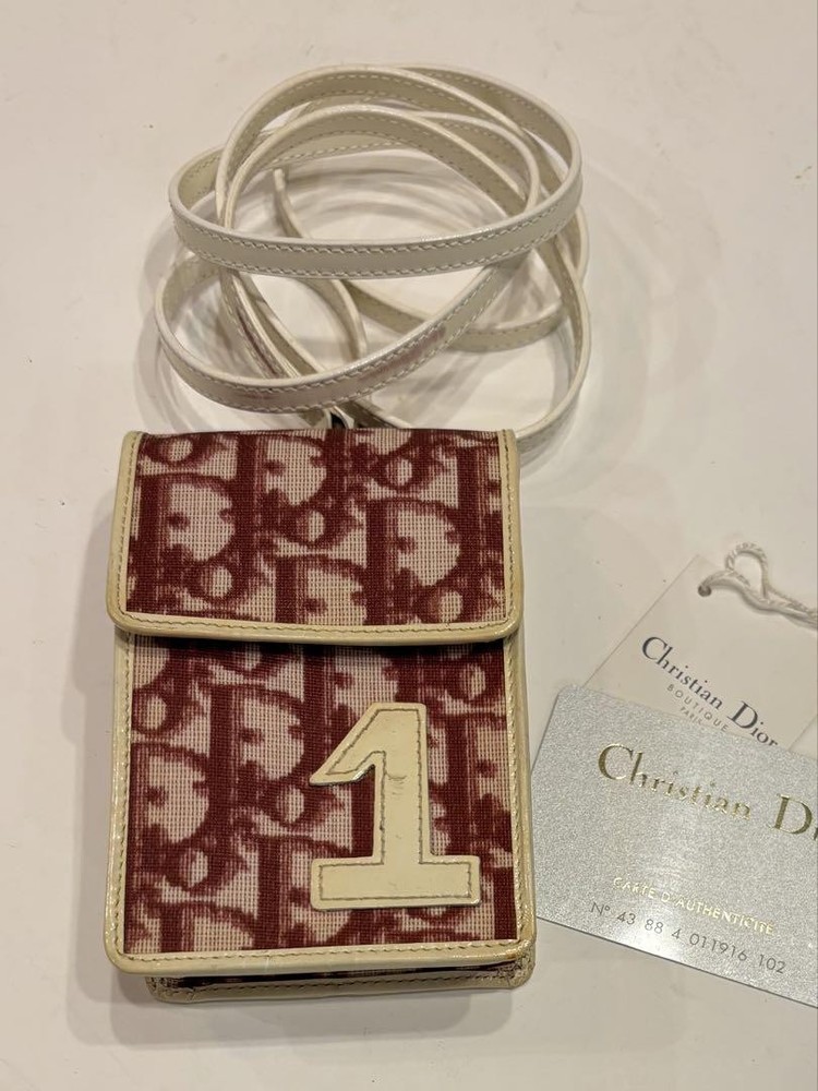 Dior Trotter Mini Shoulder Bag Crossbody Wallet Pochette in New Condition