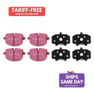 Ebc Brakes Usa DP32089C, Set of 4 Ceramic Brake Pads Redstuff Rear Bmw Performan