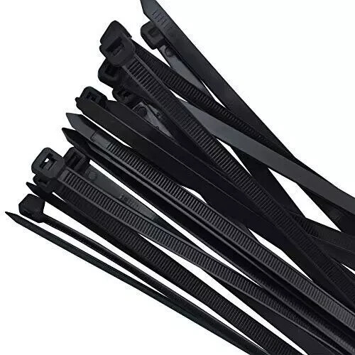 16-Inch Heavy Duty UV Resistant Cable Zip Ties 100-Pack